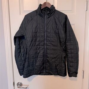 Patagonia reversible quilted down jacket